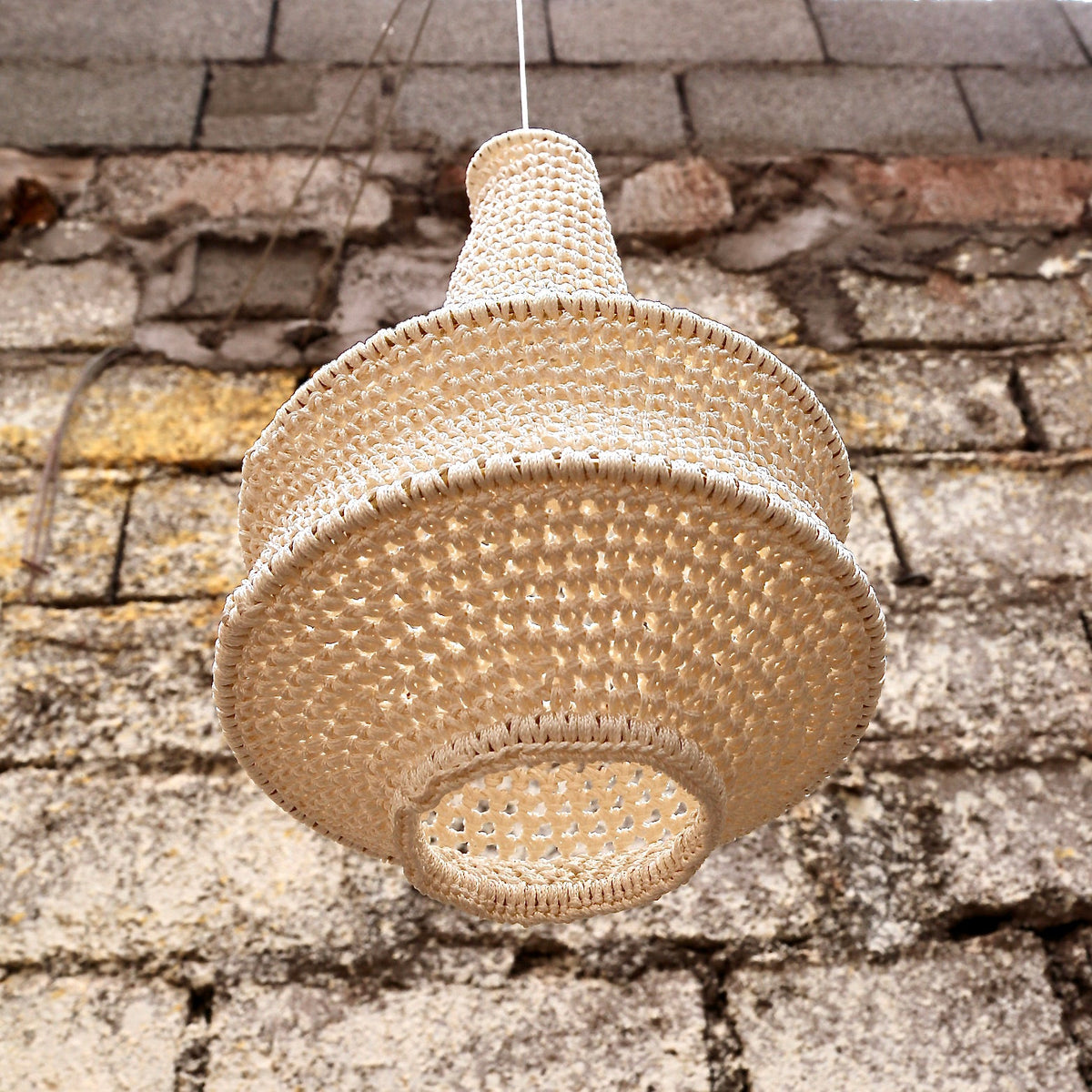 Wahad Crochet Pendant Lamp - Large