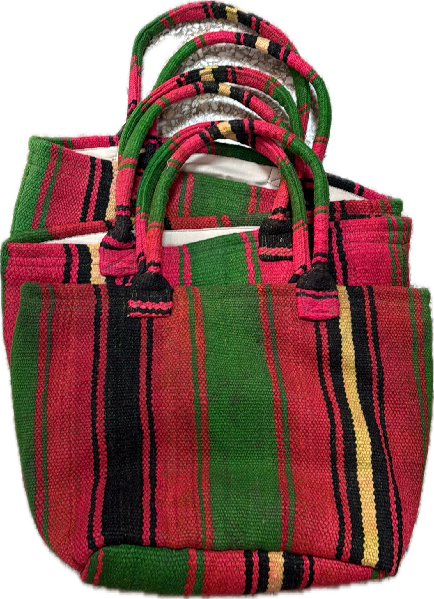 Bitanya Tote | Green/Black/Red/Pink – Nomad Chic