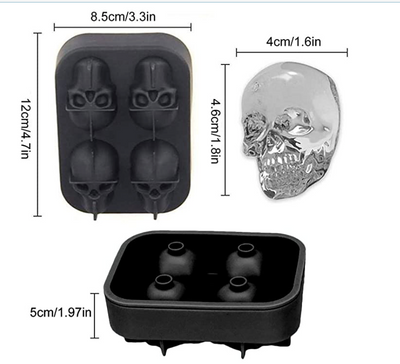 Ice Cube Skull Mold – Nomad Chic