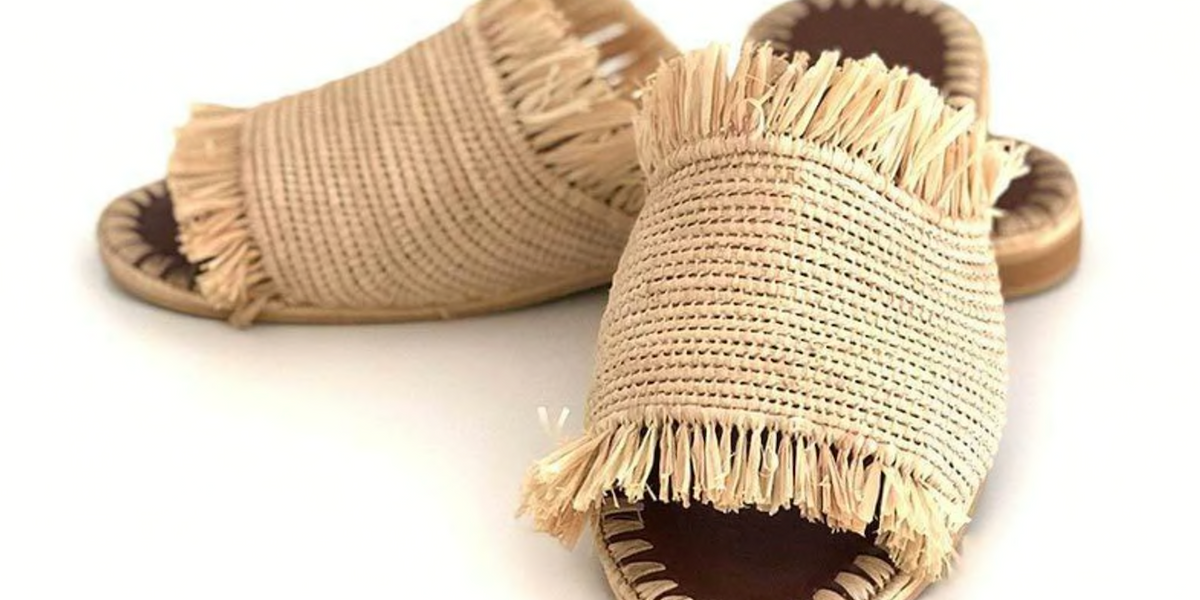 Women Raffia slippers, Natural Raffia Shoes, Moroccan Raffia Shoes, Raffia Sandals, natural raffia, Raffia outlet slipper for beach, Slide Raffia